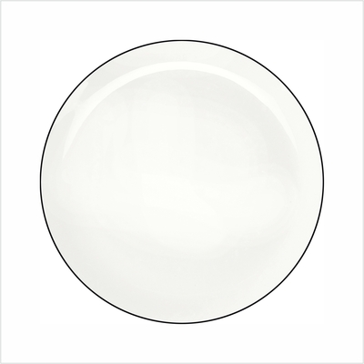 a table ligne noire - Teller - 26,5cm - von oben